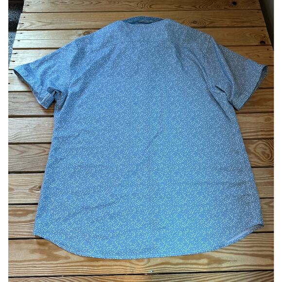 JB Holt Button Up Shirt Size XL Men’s Gray Short Sleeve Athletic Fit - Picture 2 of 7